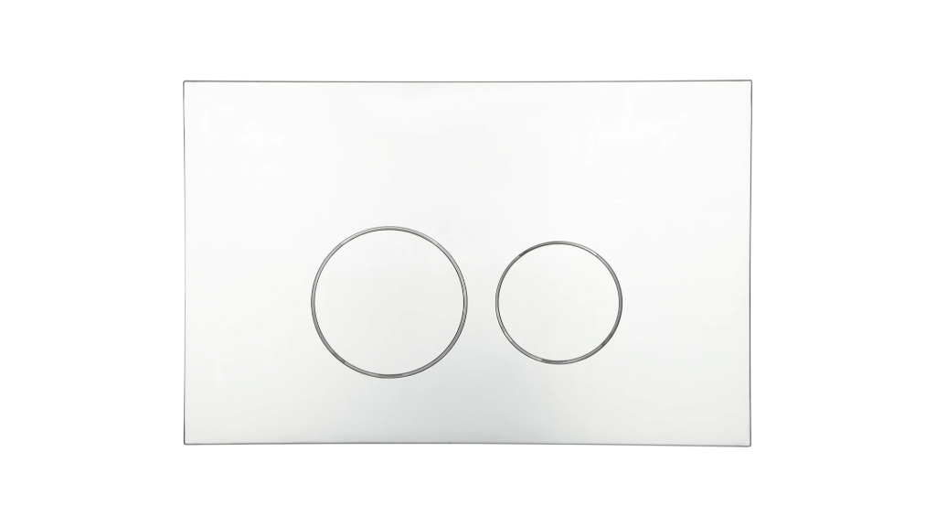 Bedieningspaneel toilet - circle - glans chroom