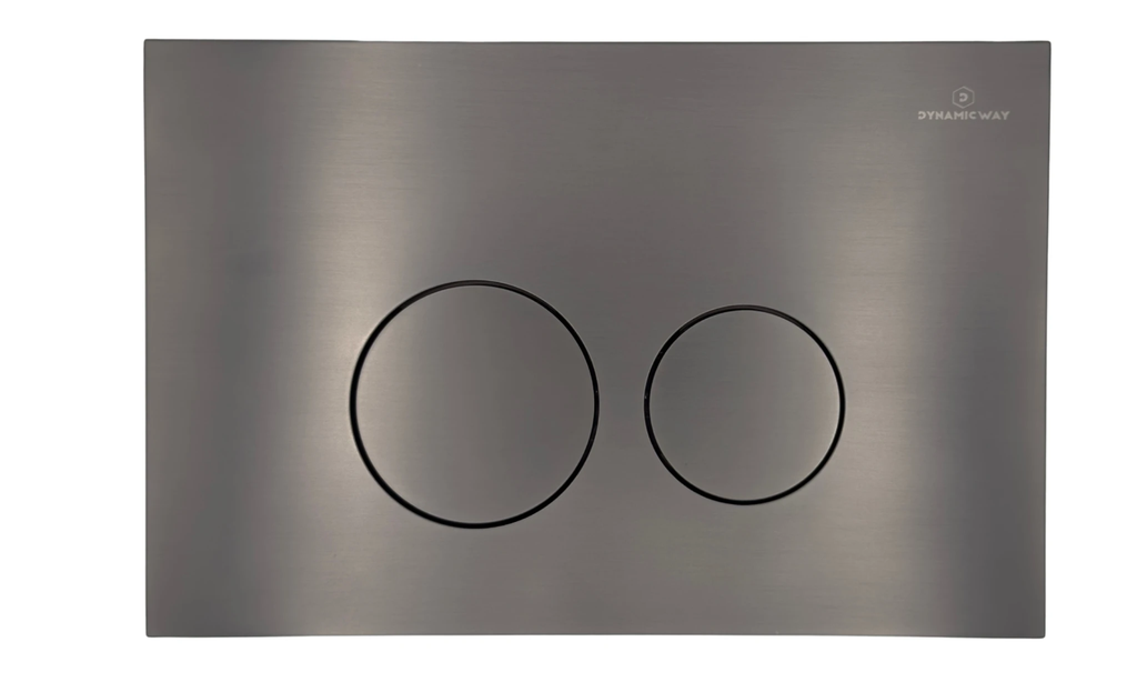 Bedieningspaneel toilet - circle - gunmetal