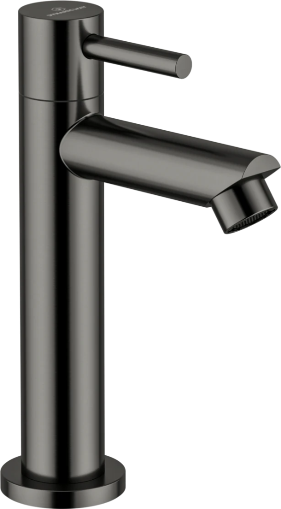 Fonteinkraan - RVS - gunmetal - 165 mm