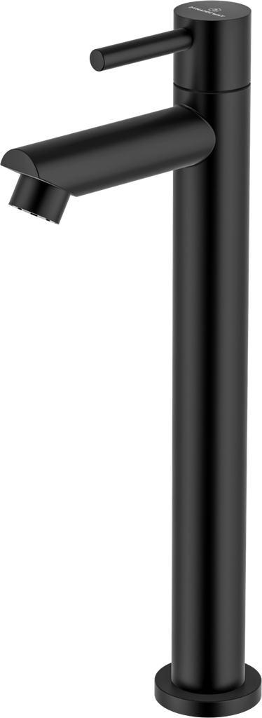 Fonteinkraan - RVS - zwart - 275 mm - verhoogd