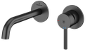 Wastafelkraan - inbouw - gunmetal - 190mm uitloop - coldstart