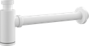 Bekersifon - RVS - wit - 5/4" x 32 mm - Ø51 mm