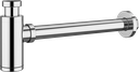 Bekersifon - RVS - chroom - 5/4" x 32 mm - Ø51 mm