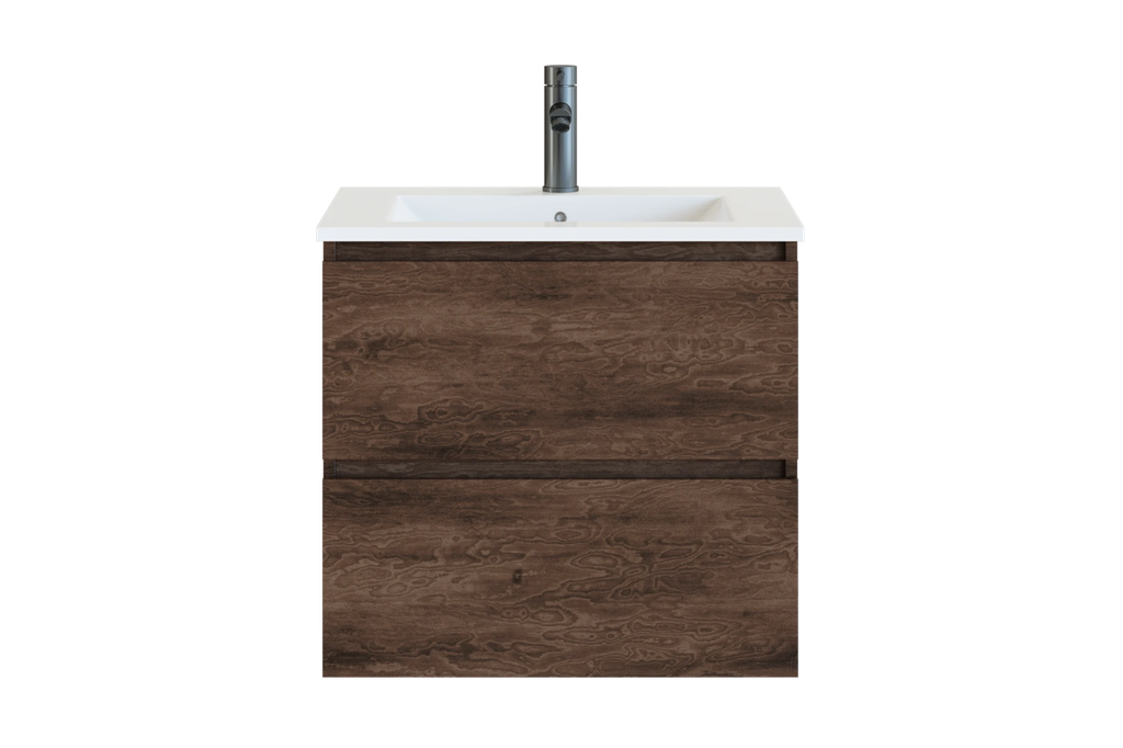 Wastafel onderkast - walnoot - 800x455x480 mm