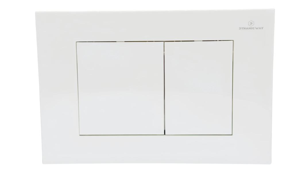 Bedieningspaneel toilet - square - wit