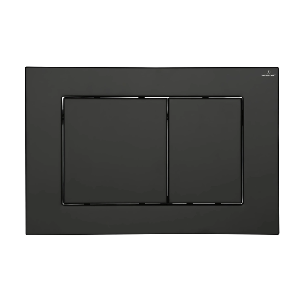 Bedieningspaneel toilet - square - zwart