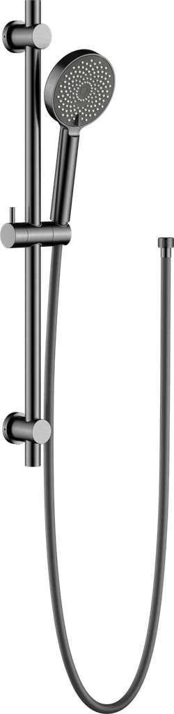 Douchestangset - verstelbaar - gunmetal
