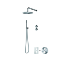 Douchesysteem - inbouw - staaf handdouche - geborsteld RVS