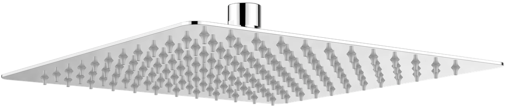 Douchekop - geborsteld RVS - 25x25 cm - vierkant