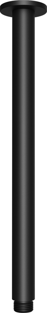Plafondbeugel tbv douchekop - zwart - 30 cm