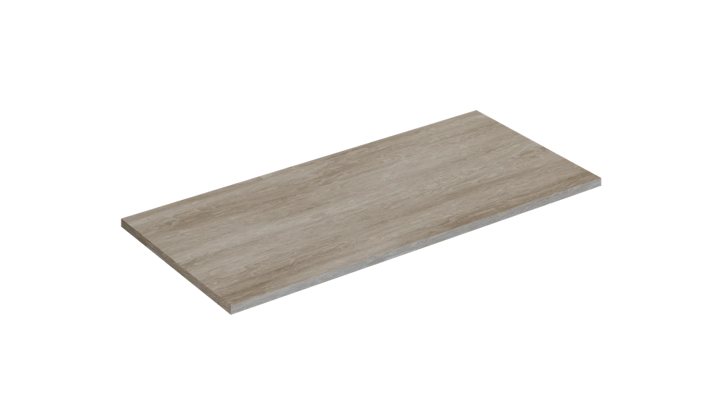 Wastafelblad - hout grijs (600 cm)