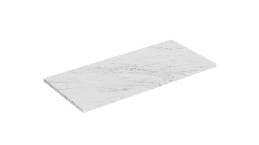 Wastafelblad - marmer wit (600 cm)
